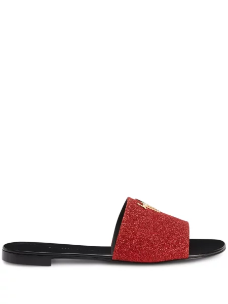 Sandale Giuseppe Zanotti fără toc roșu