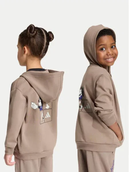 Mikina adidas béžová