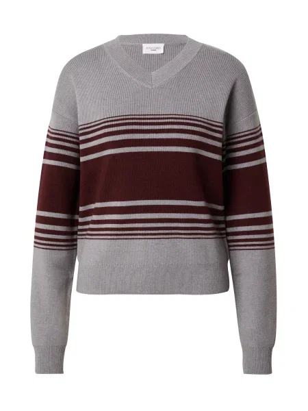 ABOUT YOU x Toni Garrn Svetr Penelope / červená šedá