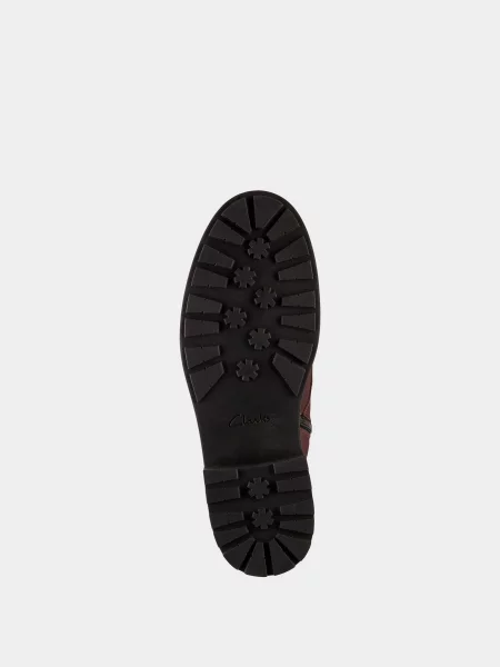 Clarks Style ­ Ботинки бордові