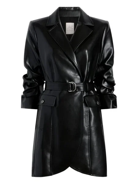 Cu centură rochie mini Cinq A Sept cu rever negru