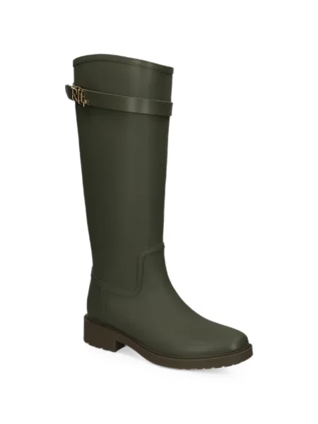 Botine Lauren Ralph Lauren cu autograf verde