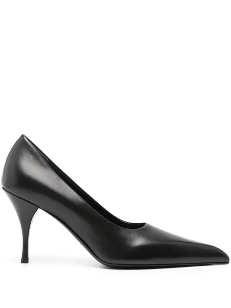 Pantofi cu toc Prada din piele negru