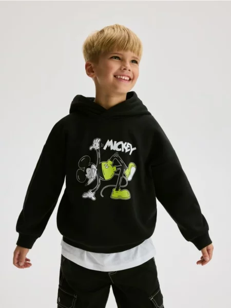 Reserved Худі Mickey Mouse чорний
