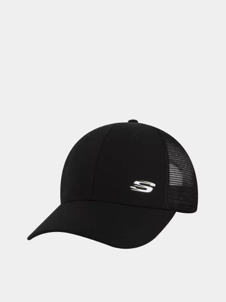 Skechers TONAL SKECHERS LOGO HAT Кепка Поліестер/спандекс чорний
