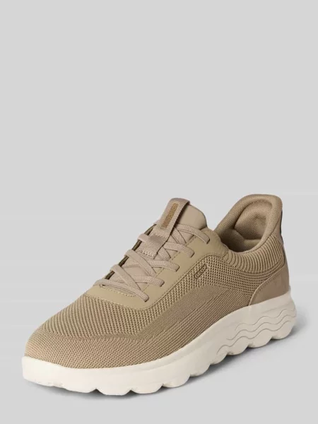 Sneakersy wsuwane z profilowaną podeszwą model SPHERICA' Geox beżowe