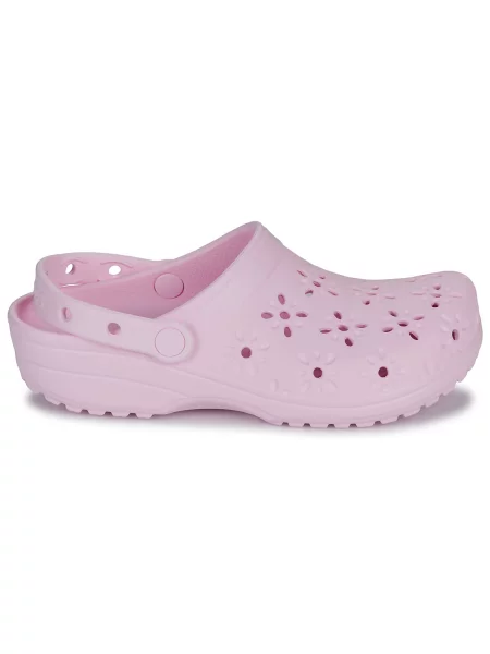 Natikače Crocs s cvjetnim printom ružičasta