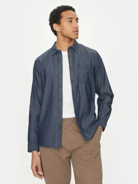 Guess дънкова риза тъмносин