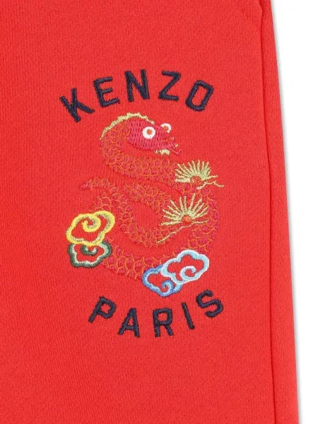 Szorty dziecięce Kenzo czerwone