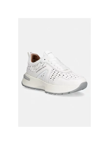 Sneakersy Alexander Smith skórzane białe