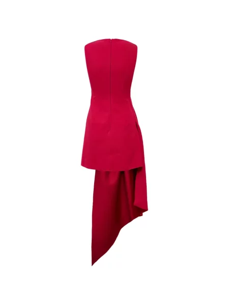 Rochie mini Acler drapată roșu