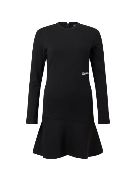 Karl Lagerfeld Jeans Rochie tricotată negru