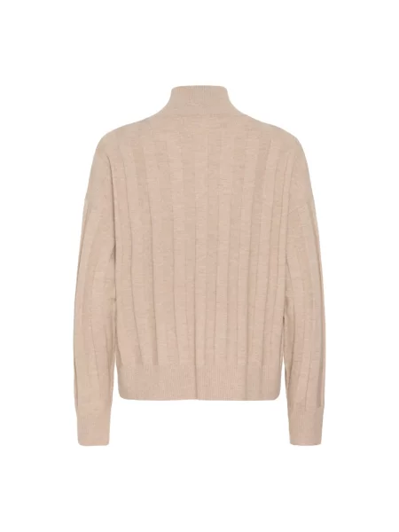 Sweter z golfem Inwear do golfa beżowy