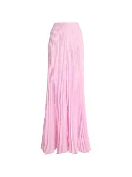 Pantaloni Genny plisate roz