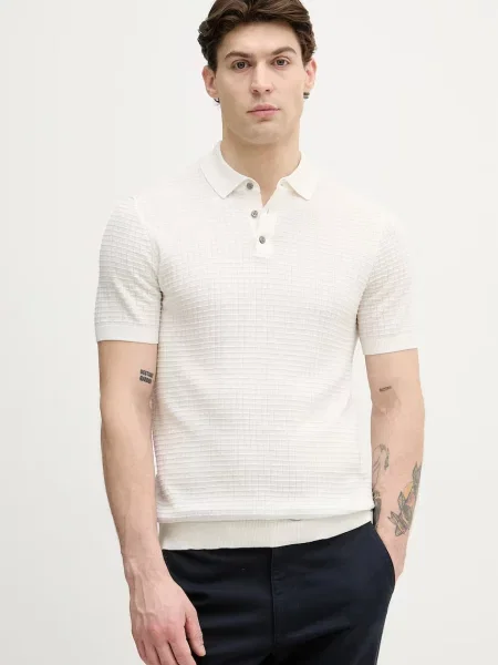 Tricou polo Joop! bej