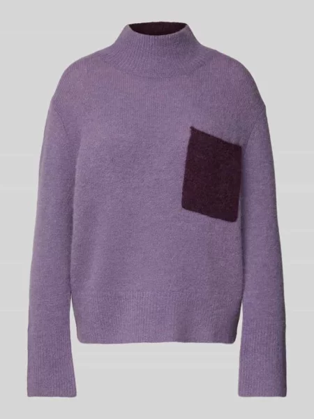 Sweter z dzianiny z dodatkiem wełny Luisa Cerano