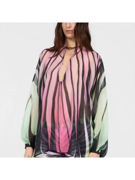 Bluzka Roberto Cavalli z nadrukiem