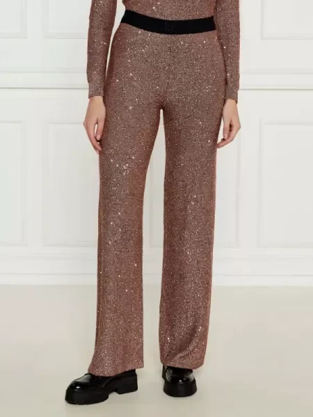 HUGO Pantaloni Savesti | flare fit maro