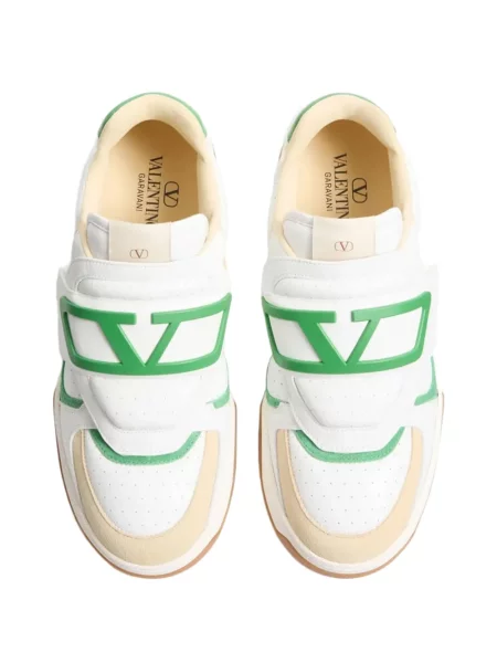 Sneakerși Valentino Garavani cu bretele alb