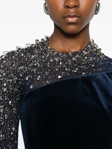 Rochie Jean-louis Sabaji de cristal albastru