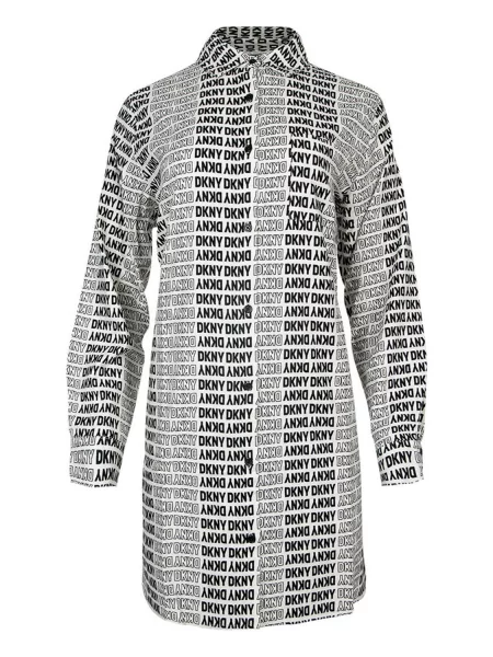 Платье-рубашка Dkny черное