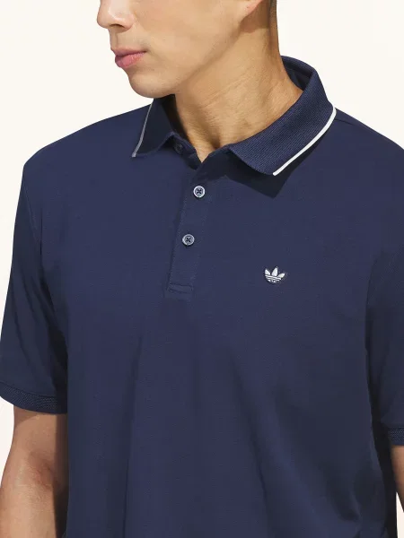 Adidas Originals Piqué Polokošile tmavě modrá bílá