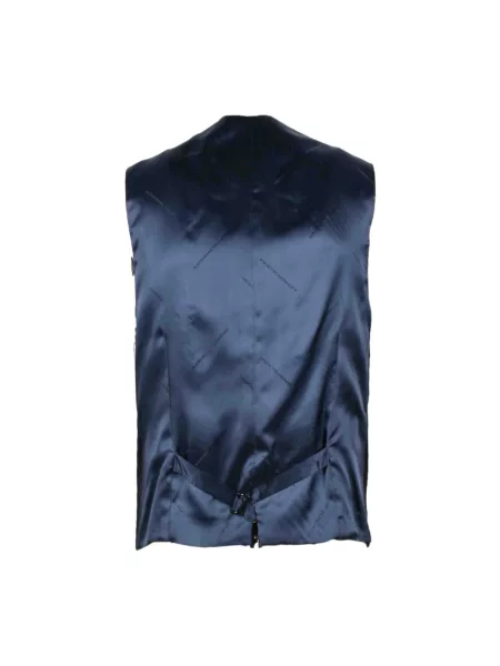 Kamizelka Alessandro Dell'acqua elegancka niebieska