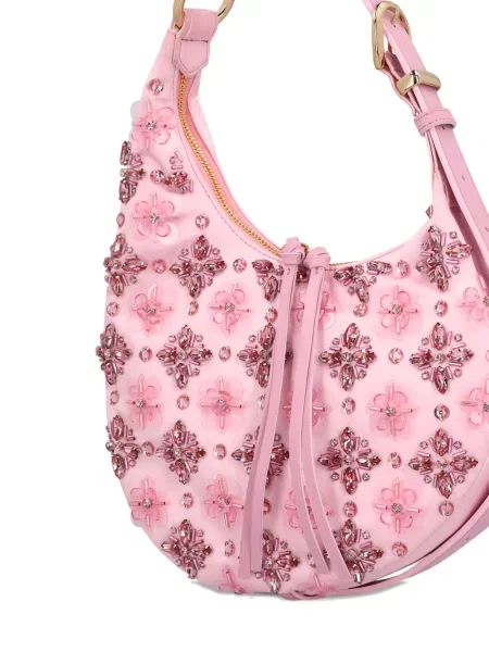 Torbica Des Phemmes s cvjetnim printom ružičasta