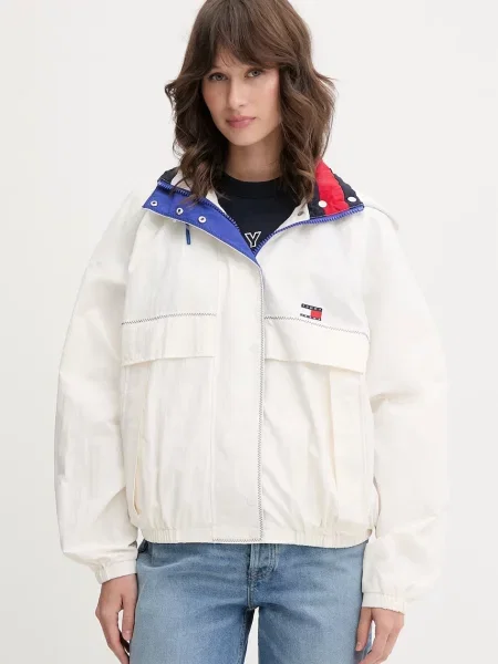 Tommy Jeans prijelazna jakna za žene bež