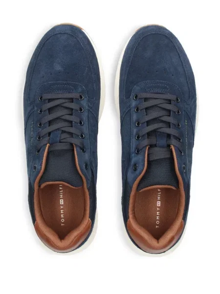 Sneakersy Tommy Hilfiger zamszowe niebieskie