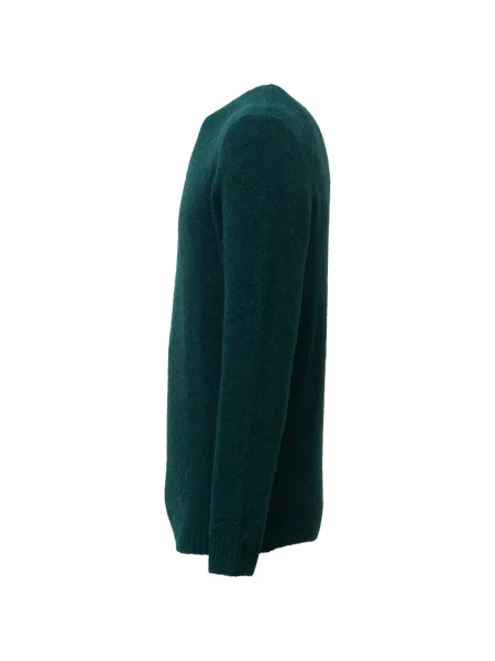 Pulover Mc2 Saint Barth cu decolteu rotund verde