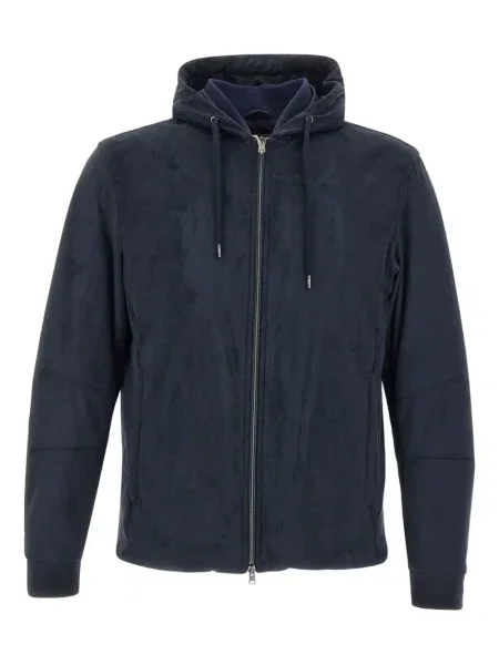 Geacă Herno cu glugă albastru
