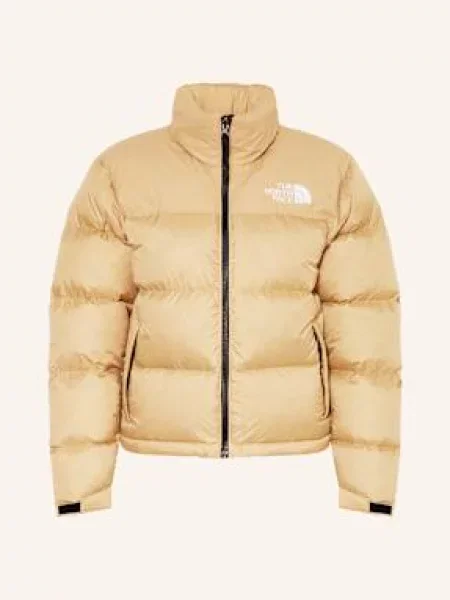 The North Face Péřová Bunda Retro Nuptse světle hnědá