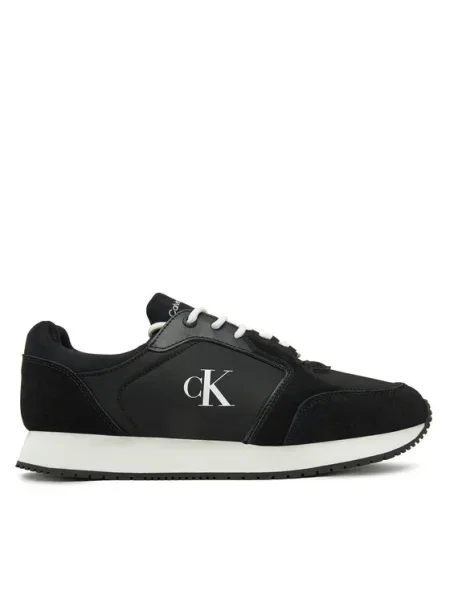 Calvin Klein Jeans Sneakersy Retro Sock Runner Mg čierna