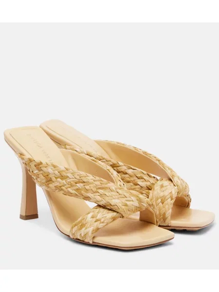 Papuci tip mules Bottega Veneta bej