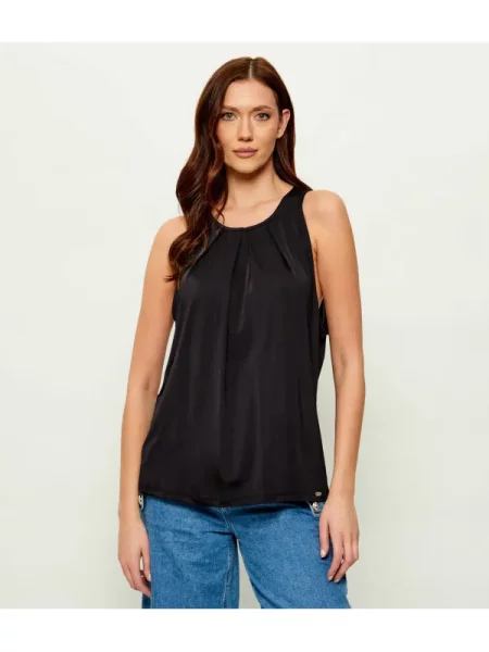 Liu Jo Beachwear Top | Relaxed fit negru