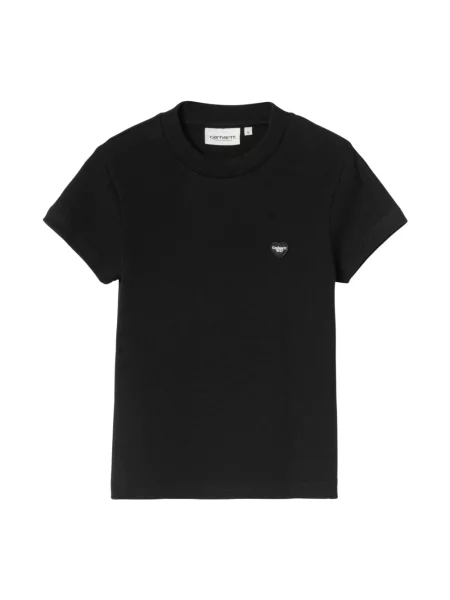 Koszulka Carhartt Wip w serca czarna