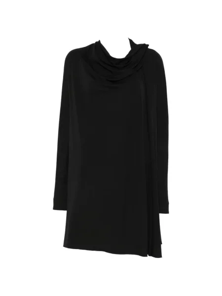 Rochie mini Toteme asimetrică negru