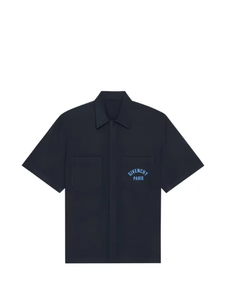Cămașă Givenchy din țesătură twill albastru