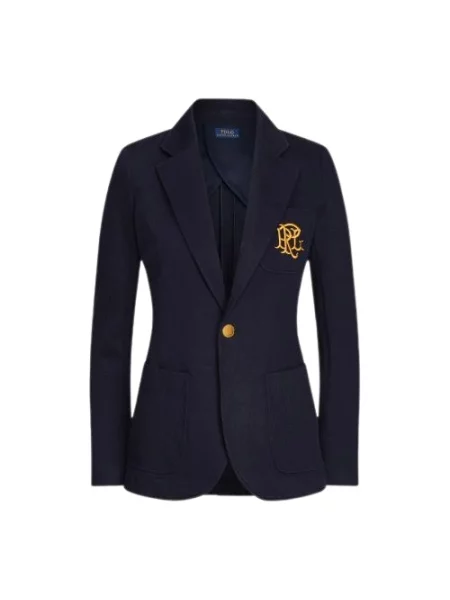 Dzianinowa marynarka Polo Ralph Lauren niebieska