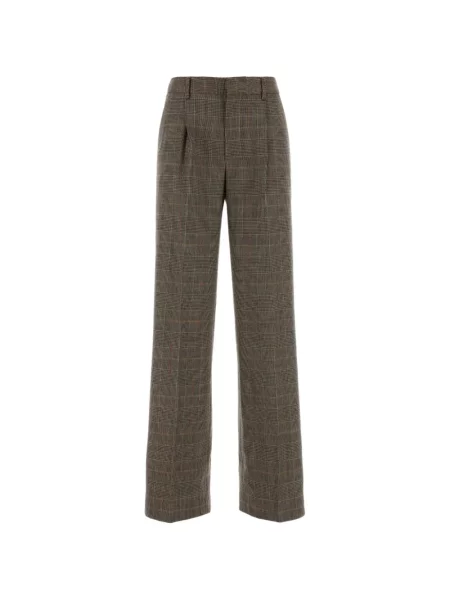 Pantaloni Pt Torino în carouri maro