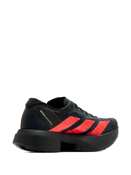 Prugaste tenisice Adidas Adizero s vezicama od brušene kože crna