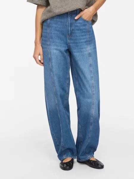 VILA Jeans VIBEAU denim albastru