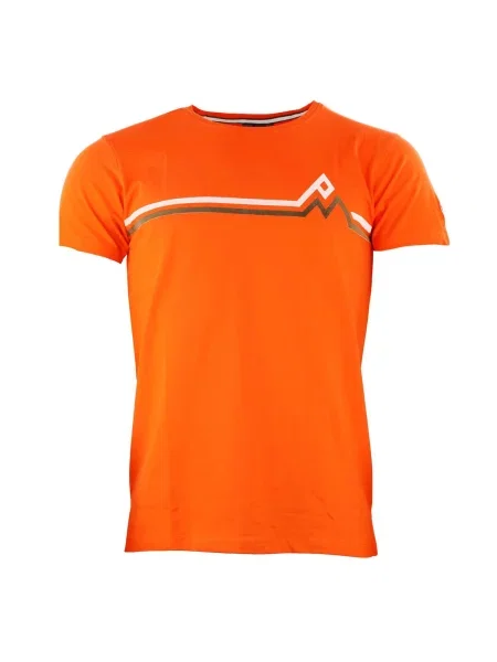 T-shirt Peak Mountain Casa pomarańczowa