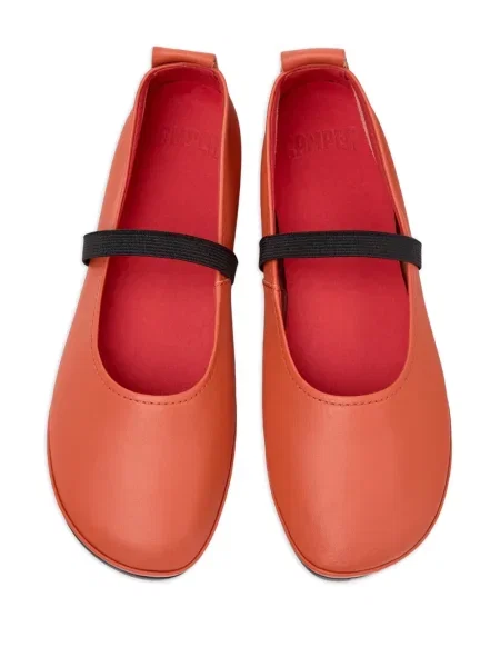 Кожени балеринки Camper оранжево