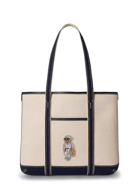 Geantă de mână Polo Ralph Lauren bej