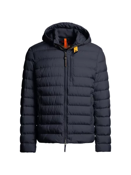Geacă cu puf Parajumpers cu glugă albastru