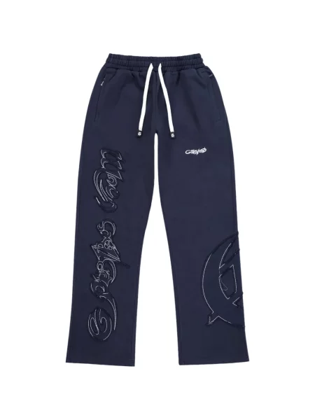 Kalhoty Godspeed s oděrkami modré