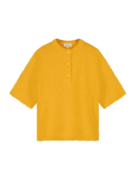 Sweter Fabienne Chapot wełniany żółty