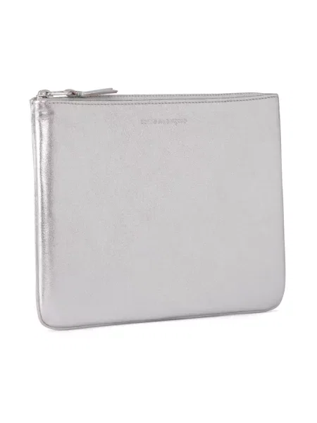 Portfel Comme Des Garcons skórzany szary